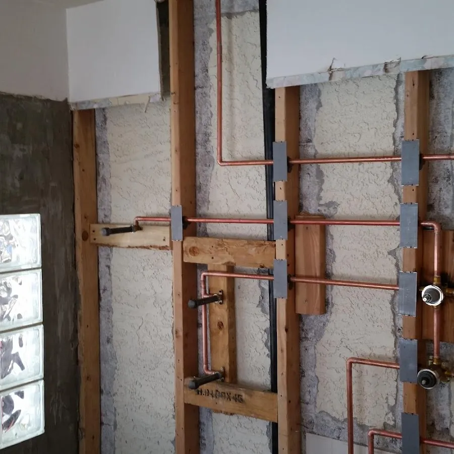 Copper pipe installation for Burst Pipe Repair in Eaton